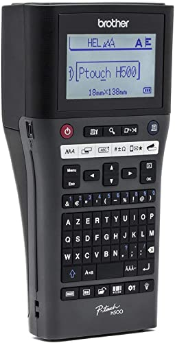 Brother PTH500 - Rotuladora electrónica portátil profesional (conexión PC)