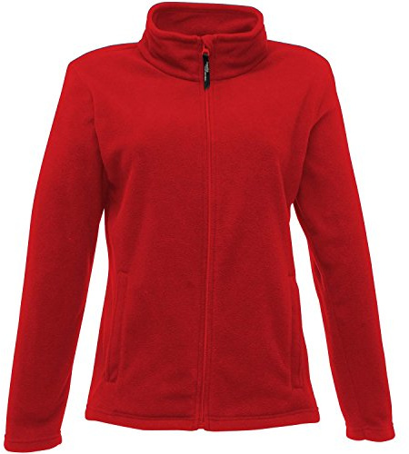 Regatta Women's Micro Full Zip Fleece - Size 12 - Classic Red