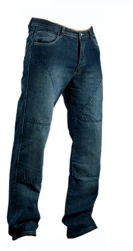 Juicy Trendz Men Motorbike Pants - Men's Kevlar Motorcycle Jeans – Easy to Washable Mens Biker Trousers with Protective Knee & Hip Pads, Blue