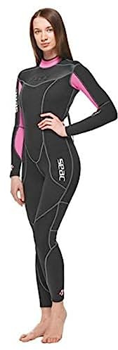 Seac Sense Long, es un Traje de Neopreno de una Pieza para Snorkel y Submarino, Neopreno Super elástico de 3 mm