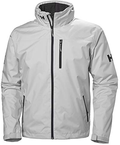 Helly Hansen Herren Crew Midlayer Jacke mit Kapuze, Grauer Nebel, L