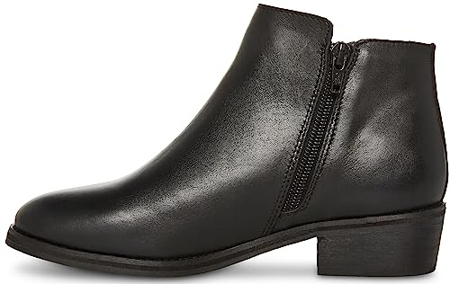 Blondo Women's Liam Waterproof Ankle Boot, Black Leather, 9 M US
