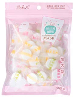 Beaupretty 100 stücke komprimierte Gesichtsmaske blätter natürliche Haut gesichtspflege DIY Gesichts Papier kompresse Maske verpackt Masken für schönheit (weiß)