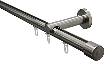 ISA 1-Lauf mit Innenlauf II Ø 20 mm edelstahl-optik 160