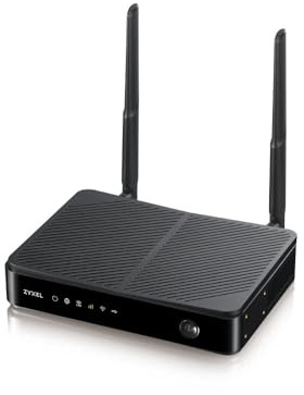 Zyxel 4G LTE-A 300 Mbit/s Indoor Router mit Nebula Cloud Management | Dual-WAN Failover | AC1200 WLAN-Sharing | Plug-and-Surf [Nebula LTE3301-PLUS]