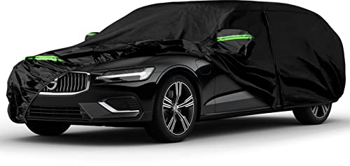 Autoabdeckung Wasserdicht Ersatz für 2011-2023 2024 Volvo V60/Cross Country, Vollgarage Autoplane Auto Abdeckplane Outdoor Abdeckung für Regen Schnee Sonne Staub UV Schutz