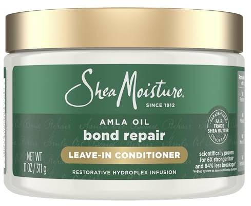 SheaMoisture Bond Repair Leave-In Conditioner von SheaMoisture schützt und repariert trockenes und verarbeitetes Haar, um brüchige und beschädigte Strähnen in Locken zu verwandeln