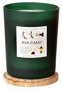AVA & MAY Santa's Sleighride Candle 180g