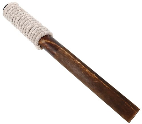 Milisten Torce in legno palmare torcia da giardino torcia da giardino lampada ad olio con corda stoppino per giardino patio tropicale luau party