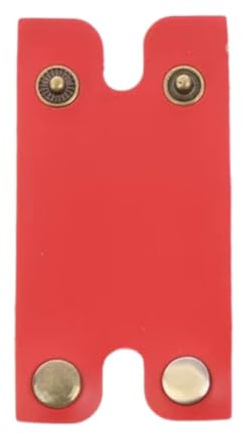 Generic Men's Concealed Buckle Blade Protector Case, Red