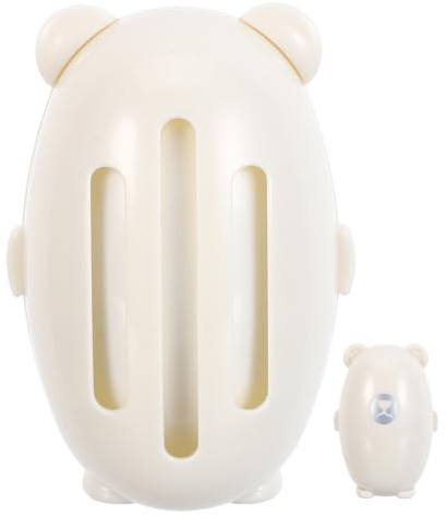 Mobestech Rouleau Anti-Peluches Réutilisable Lavable Blanc, Rouleau Adhésif Portable pour Éliminer Poils D’Animaux sur Vêtements, Tapis et Meubles, Mini Nettoyeur de Peluches Pratique