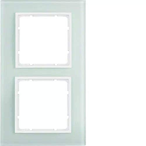 Hager B7 – Cadre 80 x 80 2 éléments Verre