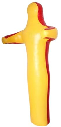 JISADER Muñeco de Lucha de MMA, Funda para maniquí de Boxeo, maniquí de Lucha sin Relleno, para jiu-Jitsu brasileño, Taekwondo, Judo y Artes Marciales, Amarillo 160cm