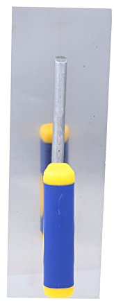 Marhynchus Truelle à Plâtre en Acier Inoxydable avec Base Antiadhésive pour Plâtre, Grattage, Maçon, Peintre, Amélioration de L' (300 millimètres)