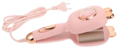 HAMPPLIES Fer à Friser Électrique Domestique 32 Mm Rose Réglable Pour Femmes Types Variés De Cheveux Usage Maison Coiffure Ondulée Wave Curling Wand
