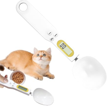 Cuillères à Mesurer,Appareils de Tasse à Balance Électronique - Cuillères de Cuisine Numériques - Pour Cuisine Maison Cuisson Pâtisserie Appartement Animal Chat Chien Nourriture Café
