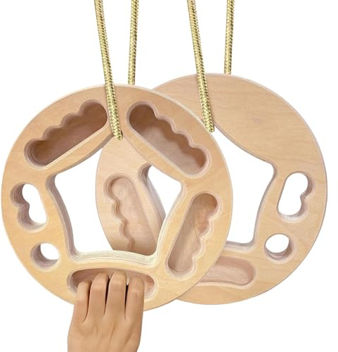 Hitburu Tabla De Suspensión Para Entrenamiento De Escalada - Equipo de Entrenamiento para Fortalecer el Agarre de la Mano - Entrenador de Escalada Portátil,para Fortalecimiento de Brazos y Dominadas,