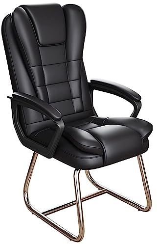 Chaise de bureau ergonomique avec dossier haut et design à double coussin pour une assise confortable lors de réunions et de jeux