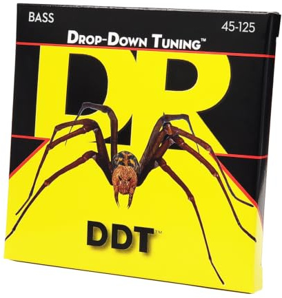 DR Strings DDT5-45 Drop-Down Tuning Stainless Steel Medium 5-String Bass Strings