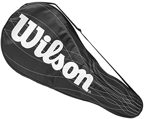 Wilson Performance Schlägerhülle für einen Tennisschläger Cover Performance Schwarz Einheitsgröße