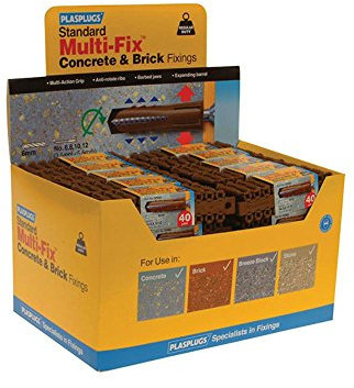 Plasplugs PLAGP600 Plastic & Nylon Wall Plugs