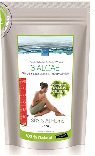 Fanghi alle 3 Alghe Rimodellanti - polvere ● Corpo (perdita di peso, ridurre la cellulite), Gambe, Bagno ● Trattamento Riducente Impacco alle 3 Alghe 1000 g