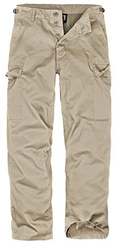bw-online-shop Pantalones cargo para hombre, diseño militar marrón claro XXL