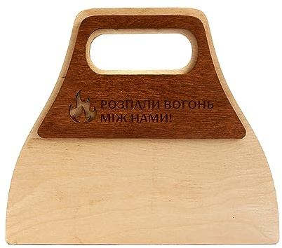 OFXDD BBQ Hand Fan - Fan for Barbecue and Grill - Wooden Manual Fan Blower Outdoor - Fire Blower Tool