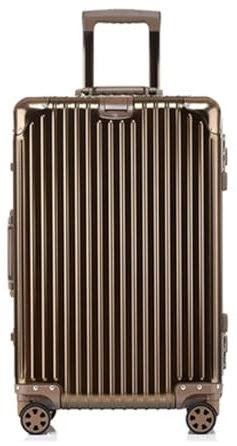 PBENO Handgepäck Koffer Ganzaluminium-Magnesiumlegierungs-Trolleykoffer, Aluminiumlegierungs-Koffer, Metallkoffer, tragbarer Koffer, Reisekoffer Reisekoffer (Color : D, Size : 32inch)