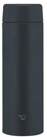 Zojirushi Su-AA48-BA Mahobin Stainless Steel Mug Water Bottle, 16.9 fl oz (480 ml), Screw Type, Dishwasher Safe, Seamless Stopper, Only 2 Cleaning Points, Black