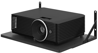 AREAJD All Black Small Mini Projector Mount, Foldable, Compatible with Projectors, Wall Mount, Projector Shelf, Holder Stand Accessories