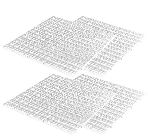 Aquarium Deckel-Set | 4 Stück Multifunktionale Abdeckung mit Schildkröten-Salenbereich & Aquarium-Filterplatte | Leichte Aquariumabdeckung | Anti-Spring-Terrariendeckel für Reptilien & Wassertiere