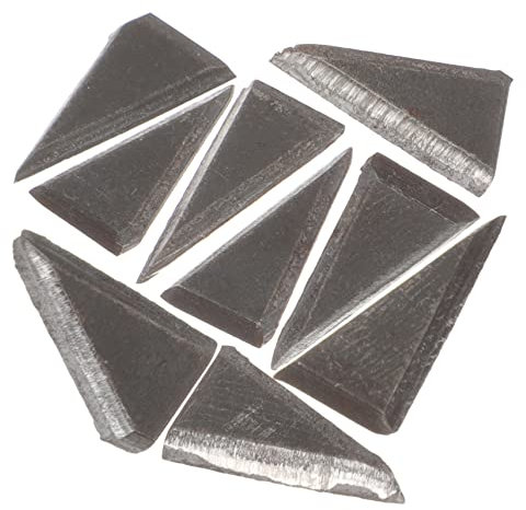 HOMSFOU 9 Piezas cuña Abrazadera perforación tornillos almádena alzador ferramentas herramientas Suministros de instalación de mango de accesorio de martillo hierro forjado Black