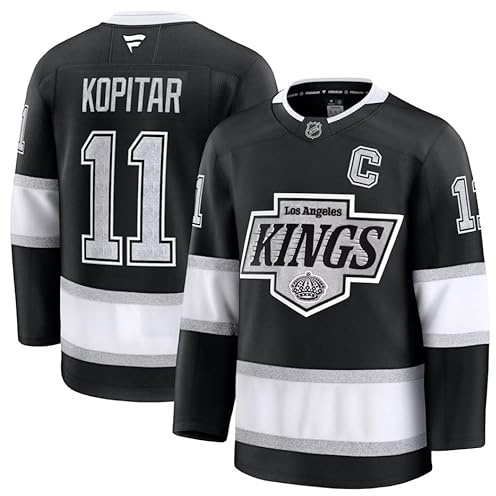 Outerstuff Junior_NHL ishockey replika tröja, Svart, La Kng_kopitar, 14-18 år