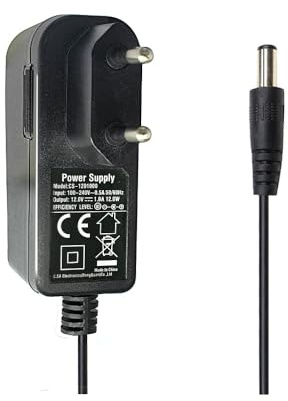 AC zu DC 12V 1A Netzteil Adapter, Stecker 5,5mm x 2,1mm für CCTV-Kamera LED String Licht