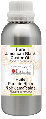 Greenwood Essential Pure Jamaican Black Castor Oil (Ricinus communis) Cold Pressed 1250ml (42 oz)