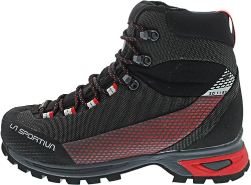 LA SPORTIVA Trango TRK GTX, Scarpe da Montagna Uomo, Carbon/Goji, 42.5 EU