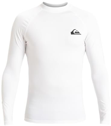 Quiksilver Everyday - Langärmliges Surf-T-Shirt mit UPF 50 für Männer Weiß