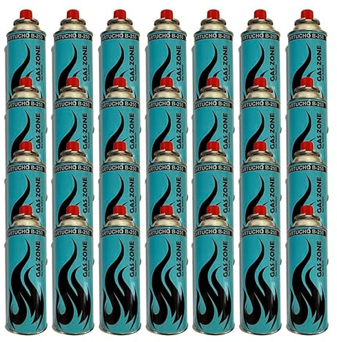 Pack de 28 cartuchos de gas 227g, Compatible Universal, Diseño Compacto (28)