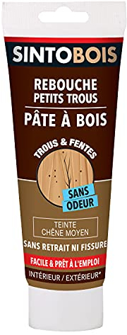 SINTO SA PWA20063 Pâte à Bois à l'eau Chêne Moyen Tube de 250 grammes-37100, 250g