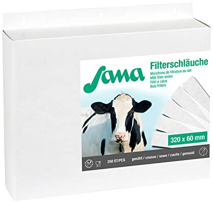 Kerbl Milchfilter Sana 320 x 57 mm genäht, 75gr, 250Stk