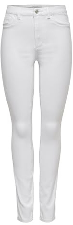 ONLY dam Jeans Onlroyal Hw Sk Jeans White Noos