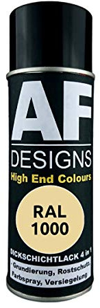 4 IN 1 Ral 1000 Beige Verde Dickschichtlack Laca Spray Lata de Aerosol