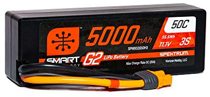 Spektrum 5000mAh 3S 11.1V SMART G2 50C IC3 SPMX53S50H3