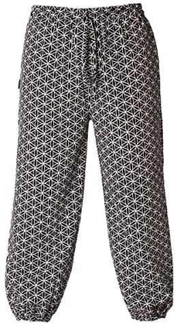 PANASIAM Pantalones Muck Pants 'geometrix', patrones japoneses tradicionales, producidos de forma justa en pequeñas empresas