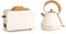 CREATE/PACK TOAST RETRO + KETTLE RETRO M/Toaster Cremeweiß mit Wasserkocher Cremeweiß/Wasserkocher 1L