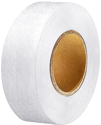 XPEX Klebeband zum Aufbügeln 40m Textilkleber,Saumband Zum Aufbügeln,Waschmaschinenfest,Stoffkleber Textilkleber,Bügelband,Stoffkleber (Weiß)