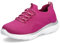 Rieker Damen Low-Top Sneaker M5074, Frauen Halbschuhe,straßenschuhe,Strassenschuhe,Sportschuhe,Freizeitschuhe,Turnschuhe,rosa (31),41 EU / 7.5 UK