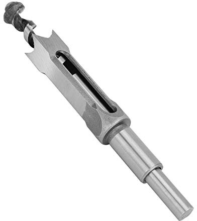 Square Drill Bit 20mm Bearing Steel Woodworking Mortising Bit for Wood Thick Boards MDF Particleboard U Shaped Groove Quick Chip Removal Heavy Duty Square Chisel Bit Mortise Tool