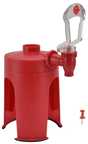 Culnflun Dispensador de Refrescos, Mini Fuente de Bebida Automática, Dispensador de Bebidas Carbonatadas a Presión Manual Dispensador de Refrescos